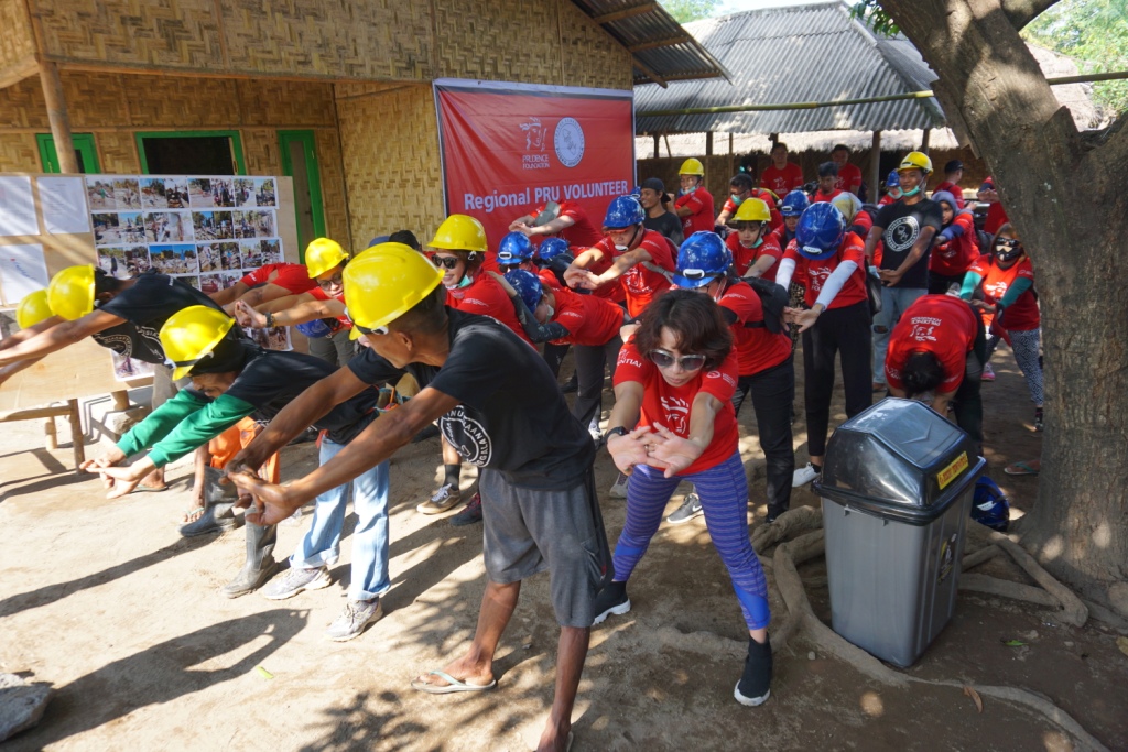 Posko Jenggala dan Prudence Foundation bangun ratusan Huntara di Lombok 