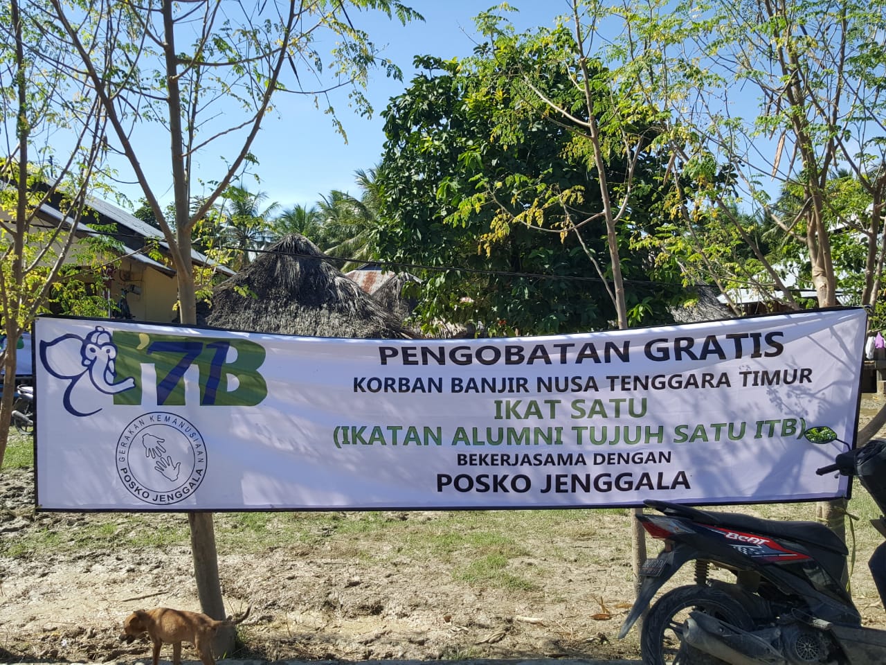 Posko Jenggala dan Ikatan Alumni 71 ITB  (Ikatsatu ITB) Bantu Korban Banjir NTT